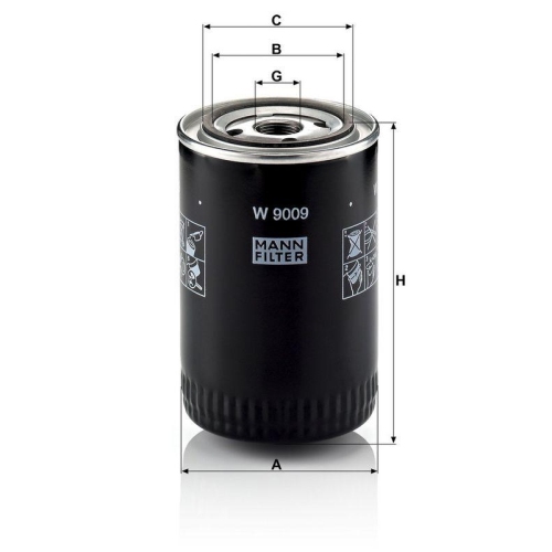 MANN-FILTER &Ouml;lfilter W 9009