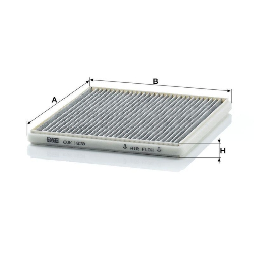 MANN-FILTER Filter, Innenraumluft CUK 1828