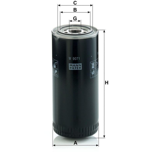 MANN-FILTER &Ouml;lfilter W 9071