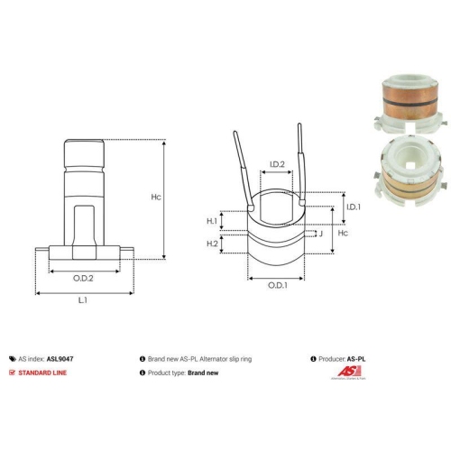 AS-PL Schleifring, Generator AS ASL9047