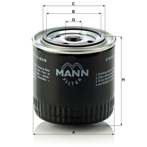 MANN-FILTER &Ouml;lfilter W 920/17