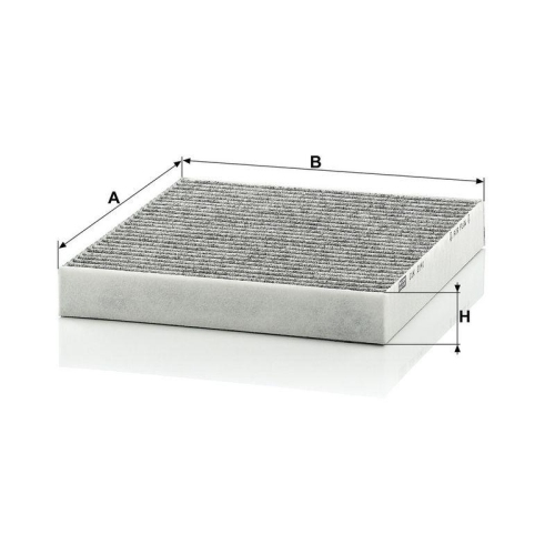 MANN-FILTER Filter, Innenraumluft CUK 2141