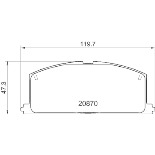 HELLA Bremsbelagsatz, Scheibenbremse 8DB 355 006-091