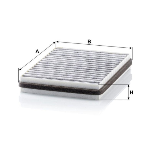 MANN-FILTER Filter, Innenraumluft CUK 22 014