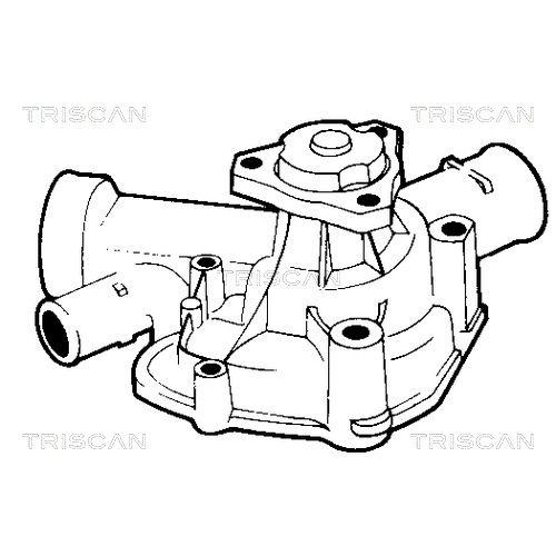 TRISCAN Wasserpumpe, Motork&uuml;hlung 8600 29390