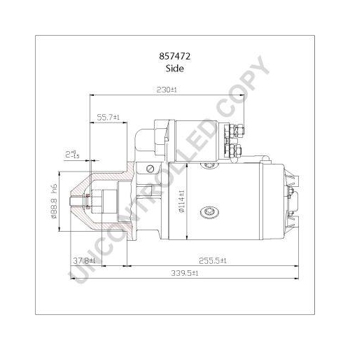 BOM-Prestolite Starter 857472GB
