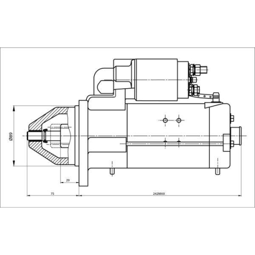 BOM-Prestolite Starter 861037