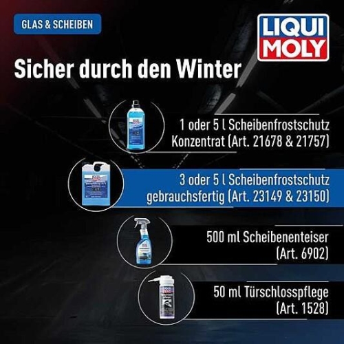 LIQUI MOLY Scheibenfrostschutz gebrauchsfertig -18 &deg;C Grad - 3 Liter 23150
