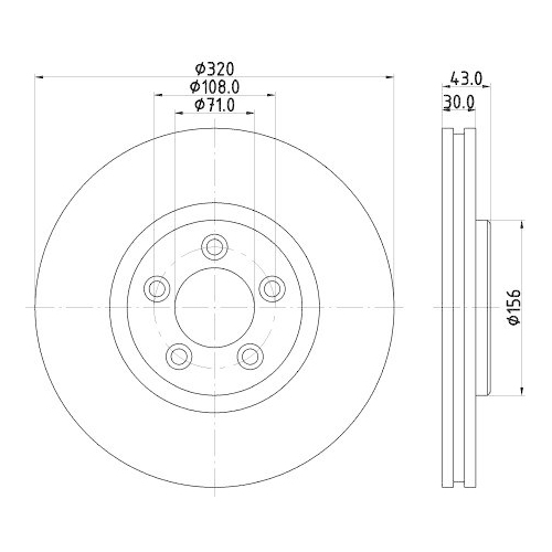 HELLA Bremsscheibe PRO High Carbon