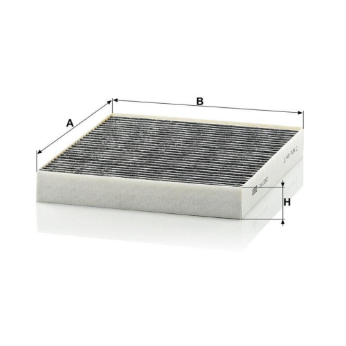 MANN-FILTER Filter, Innenraumluft CUK 2252