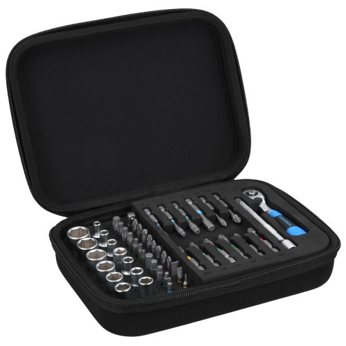 CRAFT BOX Bitsatz, kompakt, 1/4 Zoll 53-teilig SW Stahl 04653L