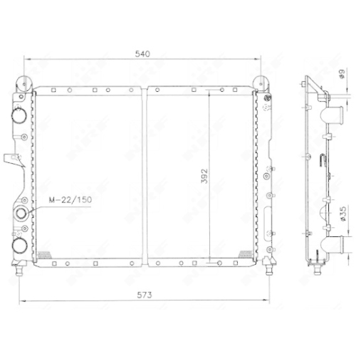 NRF K&uuml;hler, Motork&uuml;hlung 54501