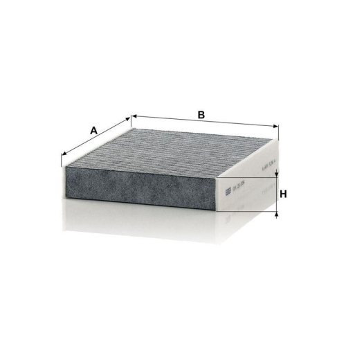 MANN-FILTER Filter, Innenraumluft CUK 25 006