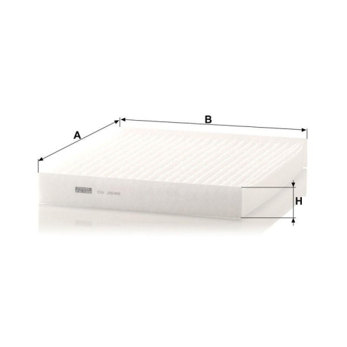 MANN-FILTER Filter, Innenraumluft CU 2648