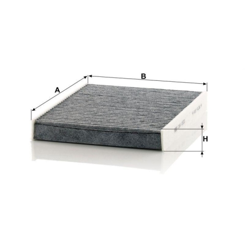 MANN-FILTER Filter, Innenraumluft CUK 2533-2