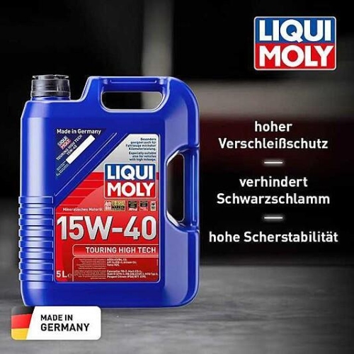 LIQUI MOLY Touring High Tech 15W-40 5 Liter 5L Motor&ouml;l Mineralisch 1096
