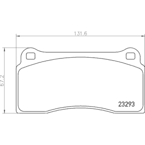 HELLA Bremsbelagsatz, Scheibenbremse 8DB 355 008-981