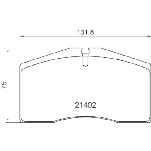 HELLA Bremsbelagsatz, Scheibenbremse 8DB 355 018-301