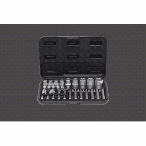 Torx-Steckschl&uuml;ssel- und Bit-Satz, 30-tlg KS TOOLS 911.4301-1