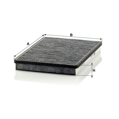 MANN-FILTER Filter, Innenraumluft CUK 2672