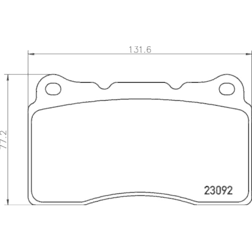 HELLA Bremsbelagsatz, Scheibenbremse 8DB 355 011-431