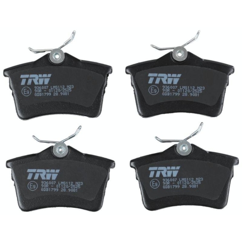 TRW Bremsbelagsatz, Scheibenbremse COTEC GDB1799