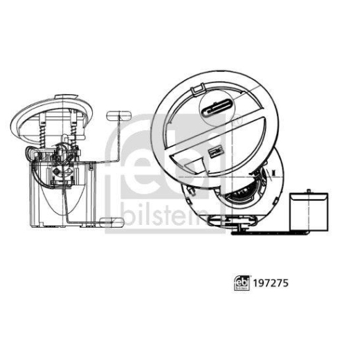 FEBI BILSTEIN Kraftstoff-F&ouml;rdereinheit 197275