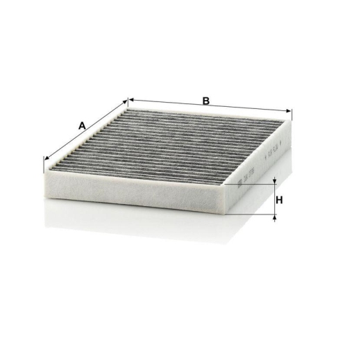 MANN-FILTER Filter, Innenraumluft CUK 2736-2