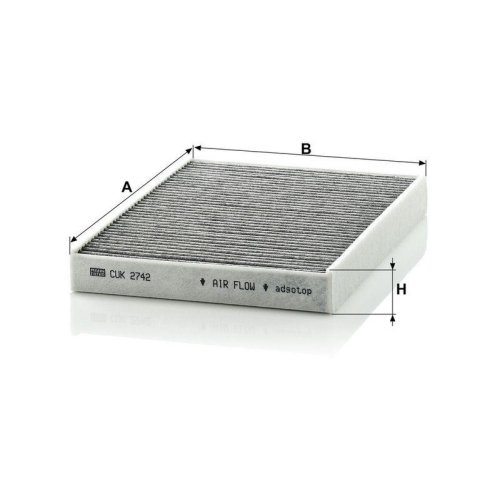 MANN-FILTER Filter, Innenraumluft CUK 2742