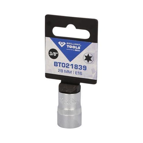 3/8 Zoll Torx-E-Stecknuss, E16 BRILLIANT TOOLS BT021839