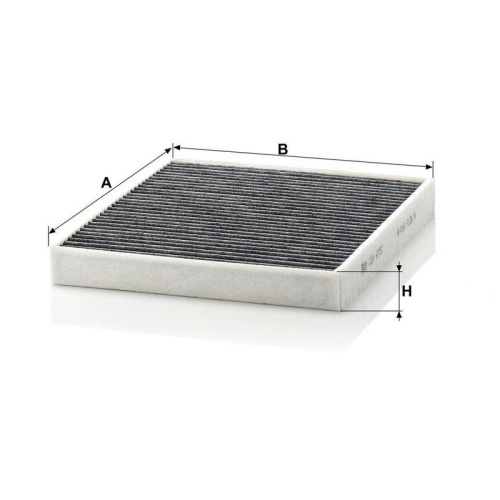 MANN-FILTER Filter, Innenraumluft CUK 2757