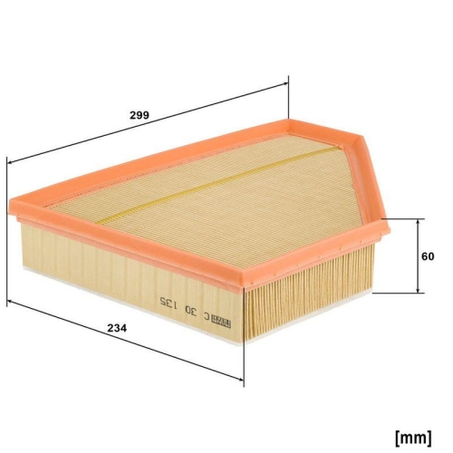 MANN-FILTER Luftfilter C 30 135