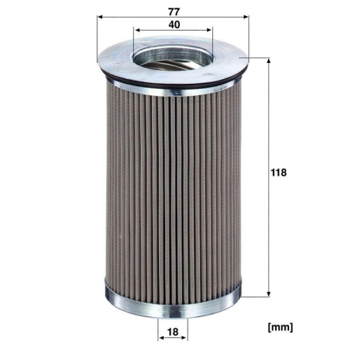 MANN-FILTER Filter, Arbeitshydraulik HD 811