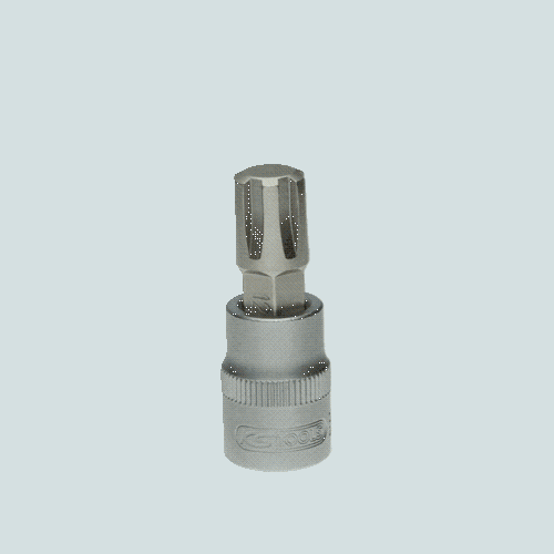 3/8 Zoll Bit-Stecknuss f&uuml;r RIBE-Schrauben, M12, L&auml;nge 48 mm KS TOOLS 917.3928