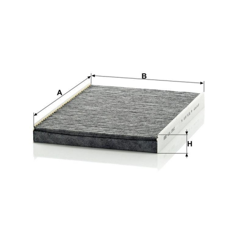 MANN-FILTER Filter, Innenraumluft CUK 2862