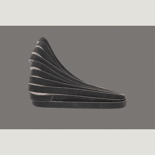 Schleifb&auml;nder f&uuml;r Druckluft-Bandschleifer, K&ouml;rnung 120 KS TOOLS 515.3553