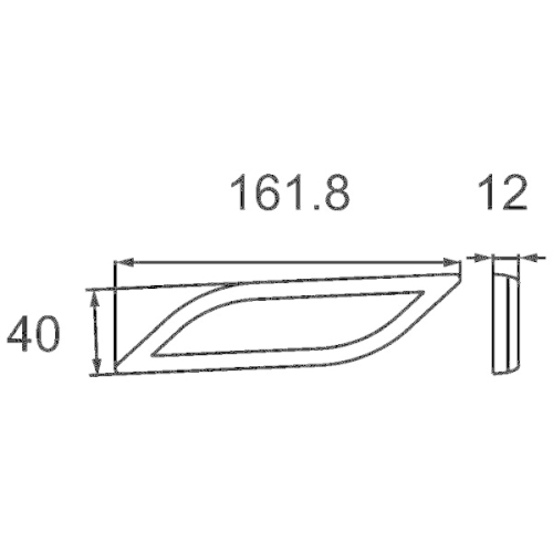 HELLA R&uuml;ckstrahler SHAPELINE STYLE 8RA 013 347-021