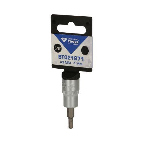 3/8 Zoll Innensechskant Bit-Stecknuss, 4 mm BRILLIANT TOOLS BT021871