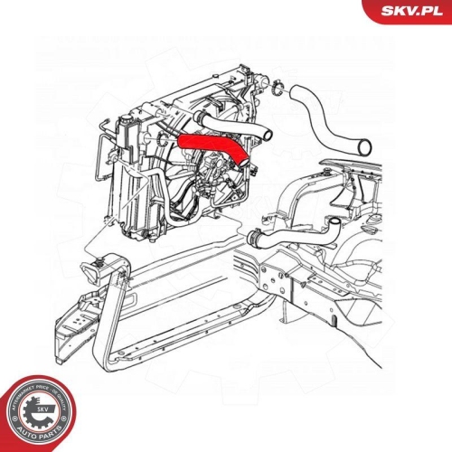 ESEN SKV Ladeluftschlauch 43SKV404