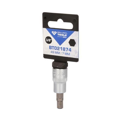 3/8 Zoll Innensechskant Bit-Stecknuss, 7 mm BRILLIANT TOOLS BT021874