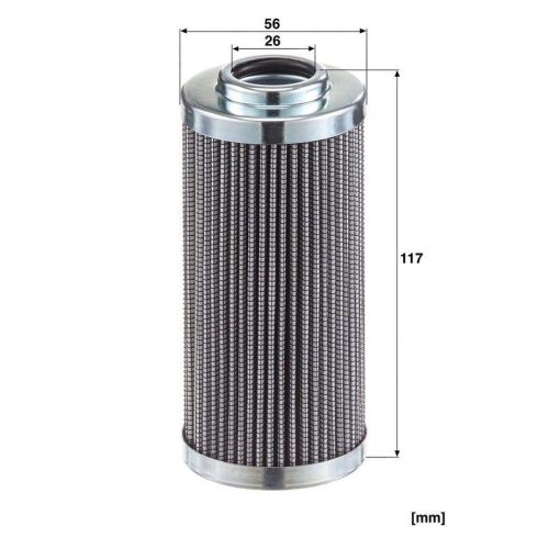 MANN-FILTER Filter, Arbeitshydraulik HD 612/2 x