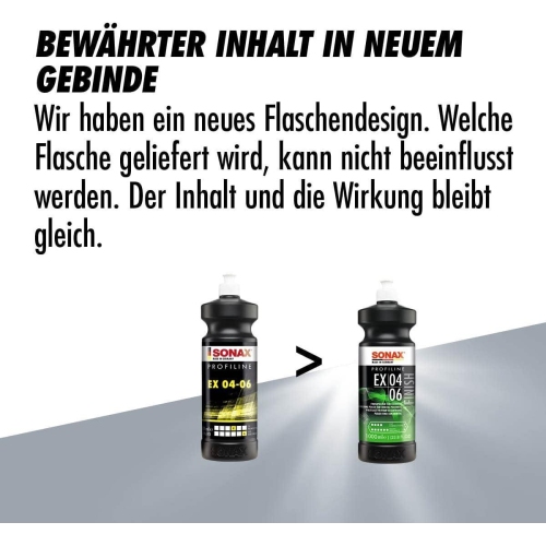 SONAX PROFILINE EX04-06 Finish Poliermittel Politur Schleifpaste 1Liter 02423000