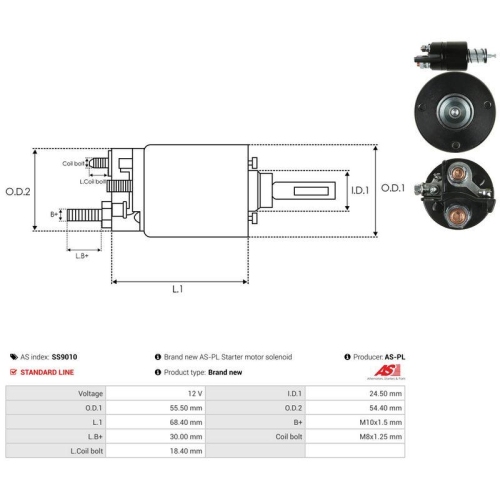 AS-PL Magnetschalter, Starter AS SS9010