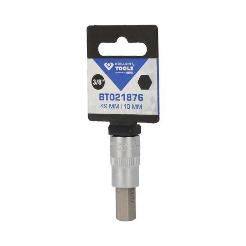 3/8 Zoll Innensechskant Bit-Stecknuss, 10 mm BRILLIANT TOOLS BT021876