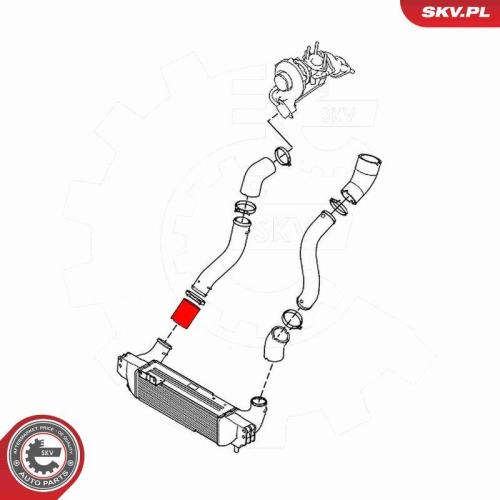 ESEN SKV Ladeluftschlauch 43SKV287