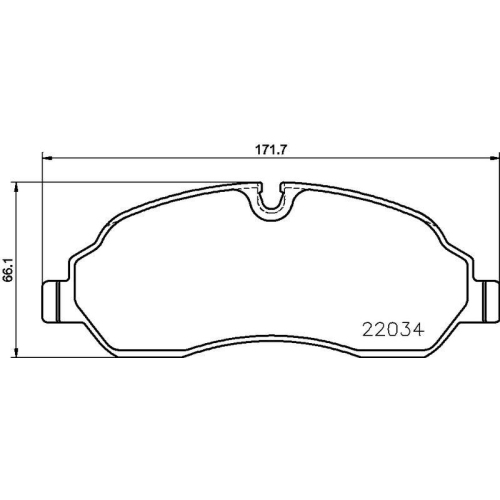 BREMBO Bremsbelagsatz, Scheibenbremse BEYOND LINE - Greenance P 24 171G
