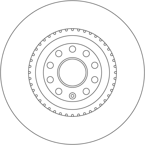 TRW Bremsscheibe TRW SINGLE DF4350S
