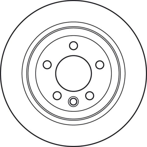 TRW Bremsscheibe TRW SINGLE DF4718S