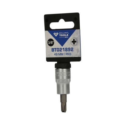 3/8 Zoll PH Kreuzschlitz Bit-Stecknuss, PH3 BRILLIANT TOOLS BT021892
