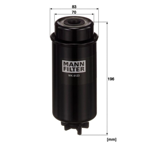 MANN-FILTER Kraftstofffilter WK 8123